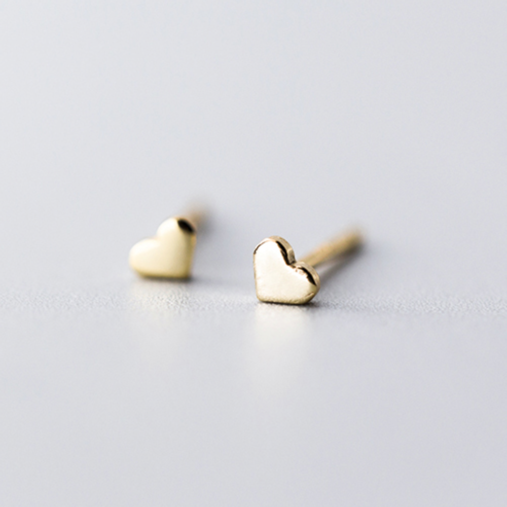 Tiny Geometric Stud Earrings