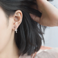 Cross Charm Studs