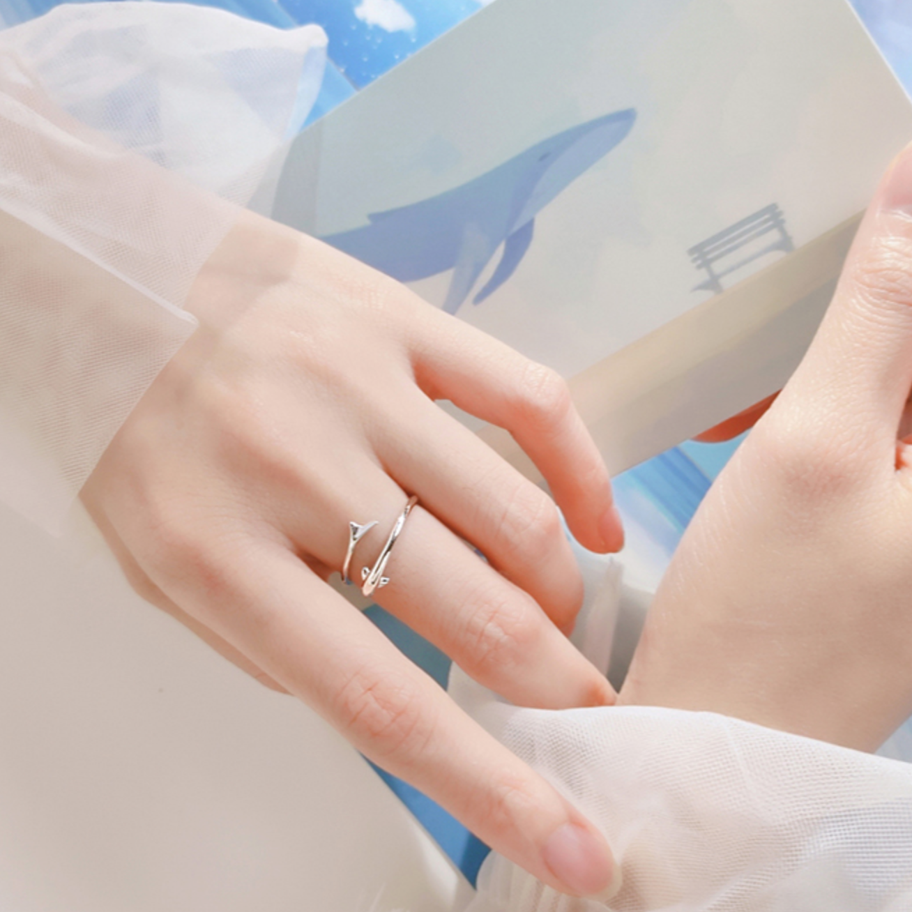 Dolphin Adjustable Ring