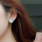 Daisy Circle & Square Shape Earrings