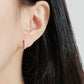 Crystal Bar Stud Earrings