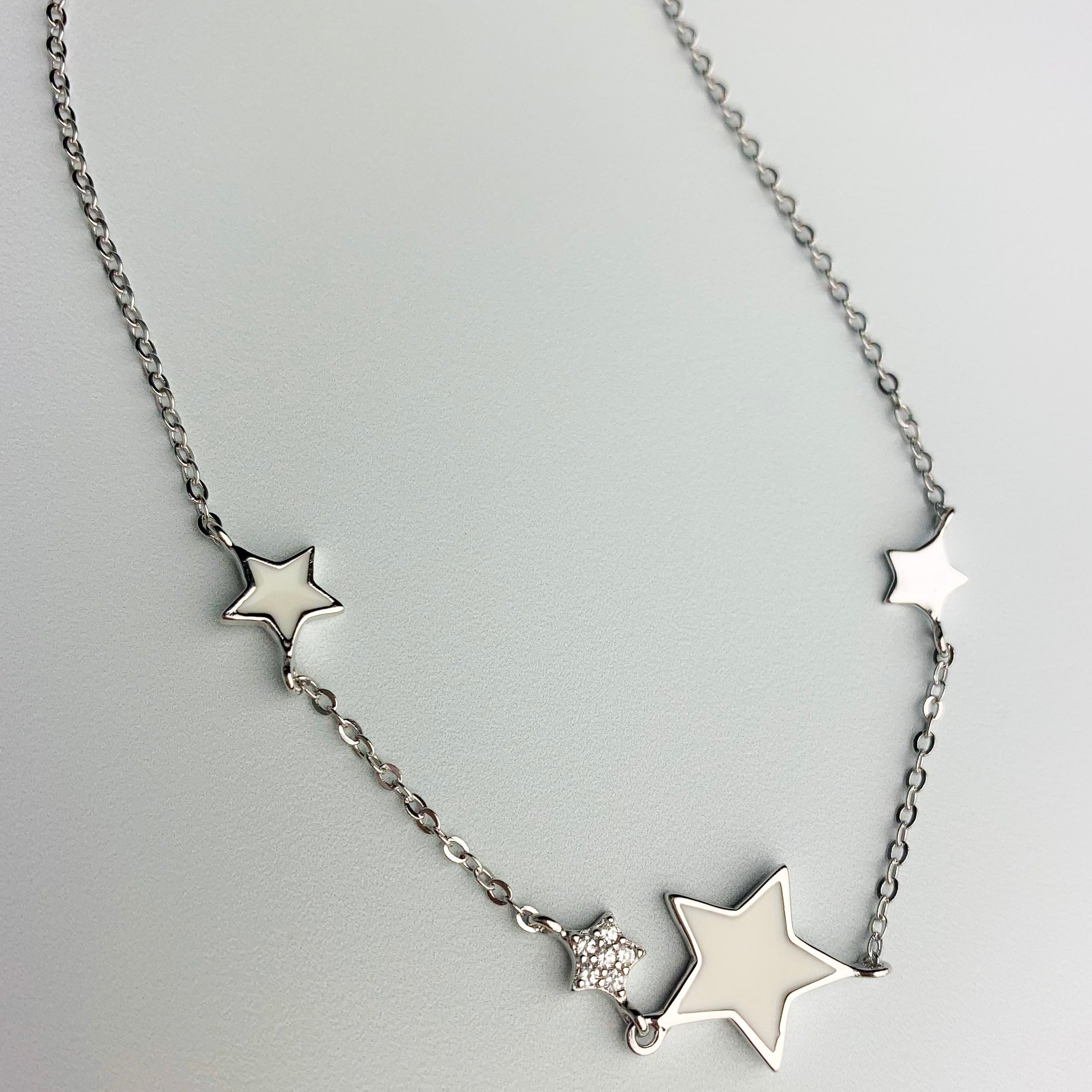 Sterling Silver Stars Necklace – Chic Stories