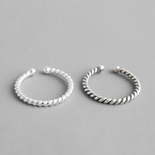 Rope Twist Adjustable Ring