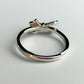 Crystal Bow Adjustable Ring