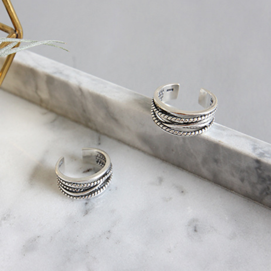 Layered Effect Adjustable Ring