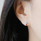 Crystal Star and Moon Asymmetrical Stud Earrings
