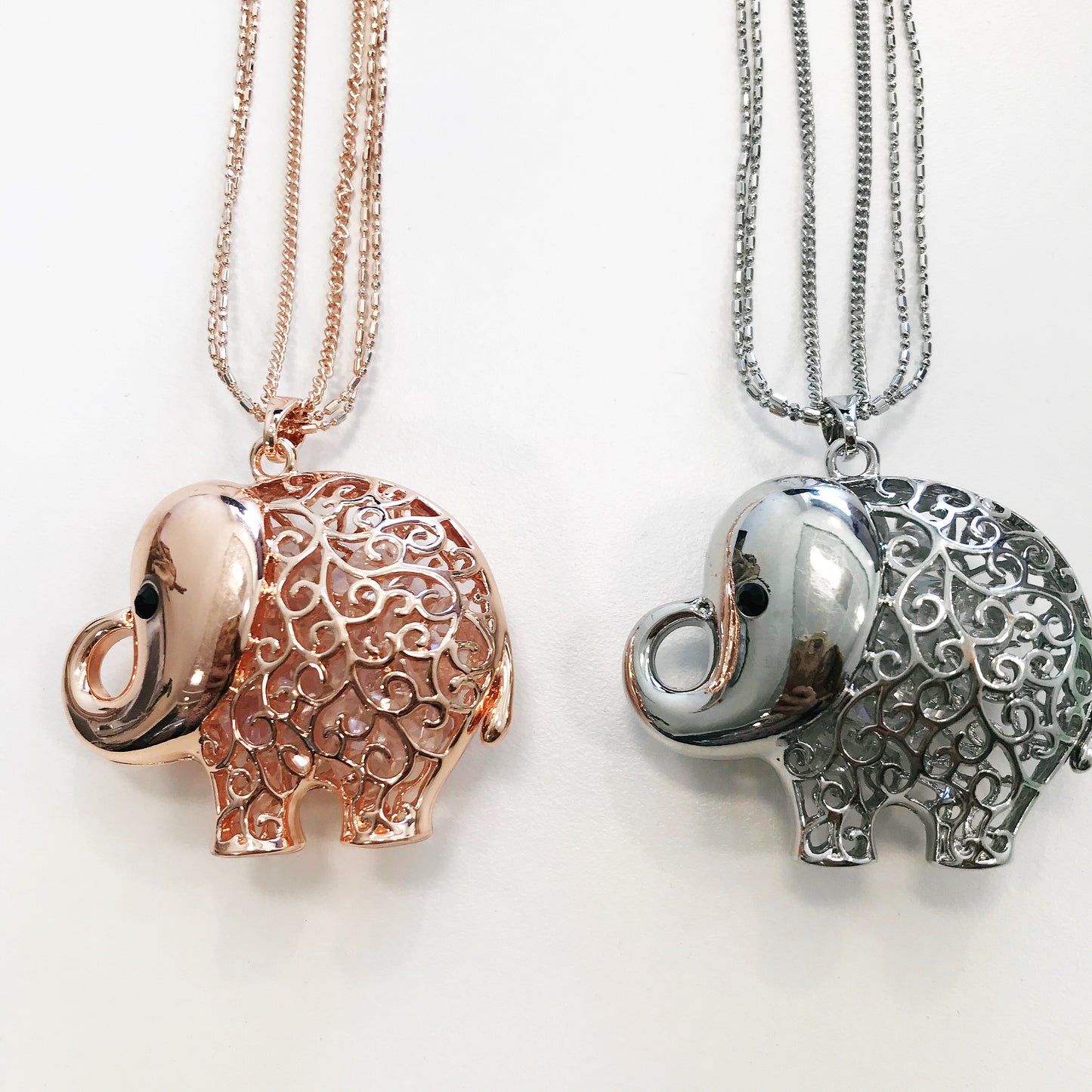 Elephant Shaker Necklace