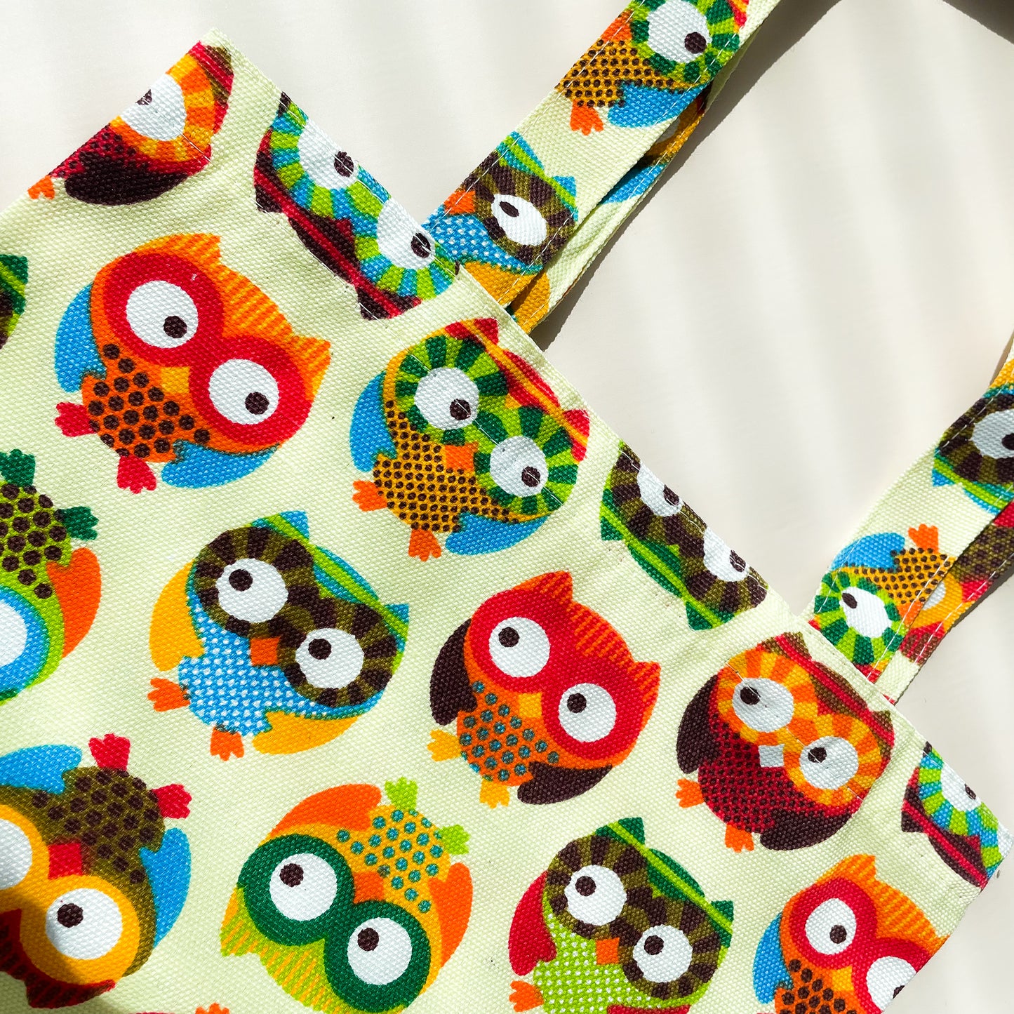 Colourful Owl Tote Bag