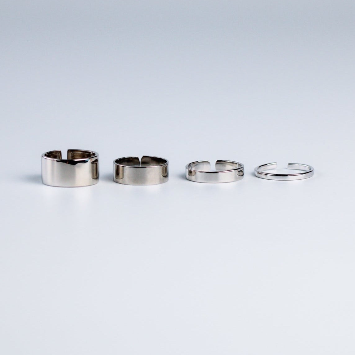 Simple Flat Band Adjustable Ring