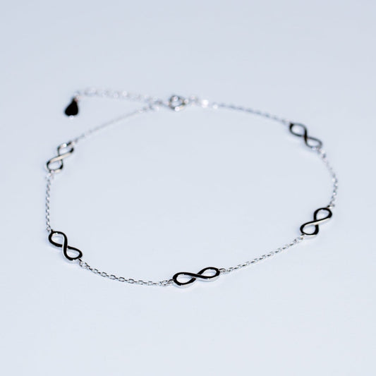 Infinity Charm Chain Anklet