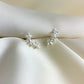Silver Star Climber Earrings