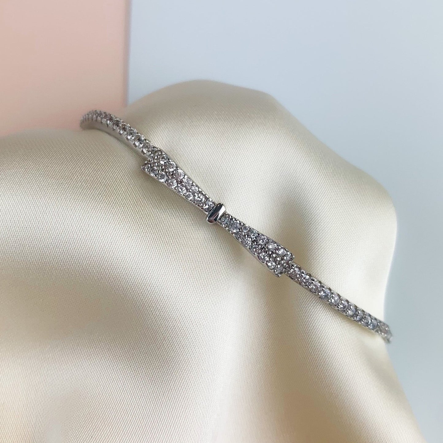 Crystal Bow Bracelet