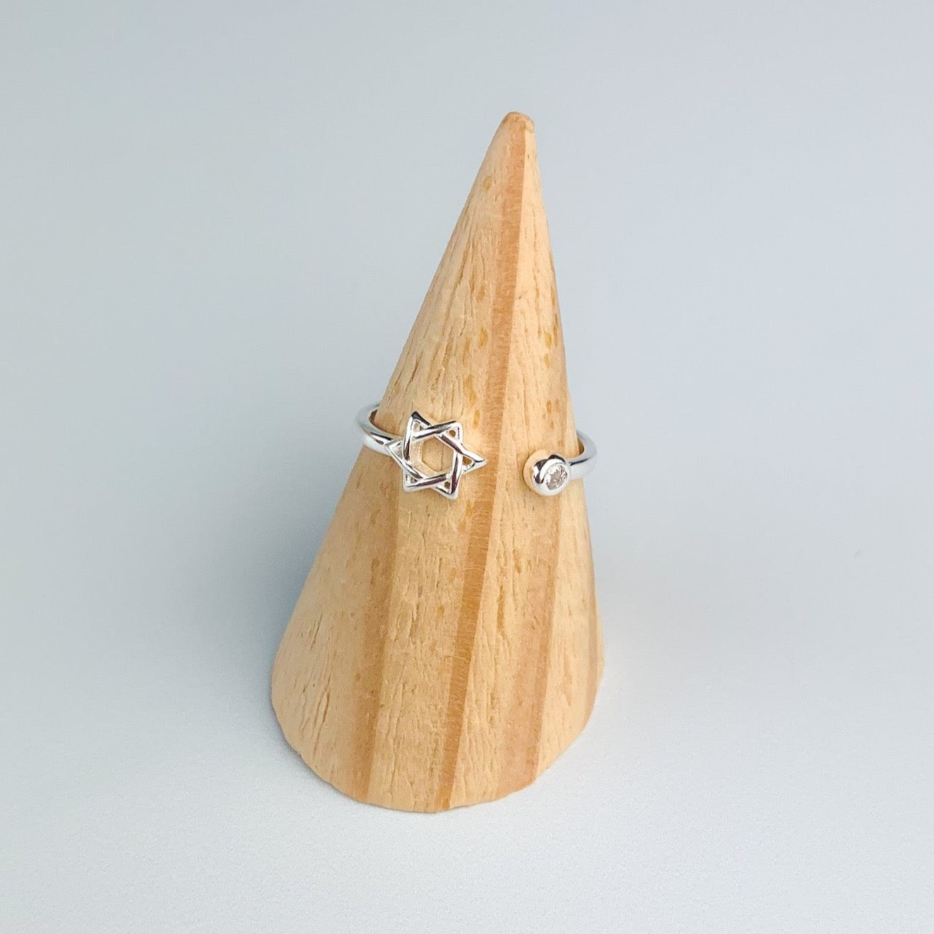 Adjustable Star Open Ring