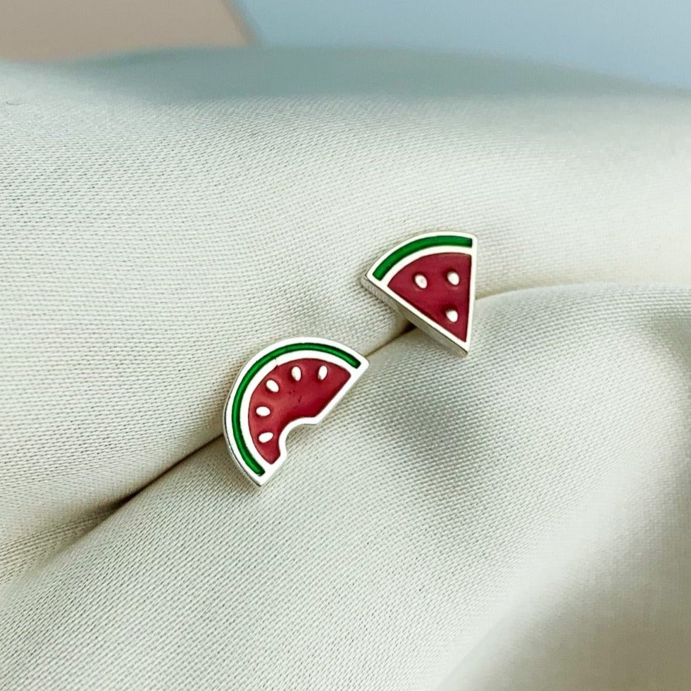 Tiny Watermelon Stud Earrings