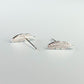 Tiny Feather Stud Earrings