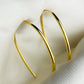 Minimalist Open Hoop Earrings