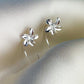 Silver Flower Earrings