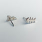 Cat and Fish Bone Stud Earrings