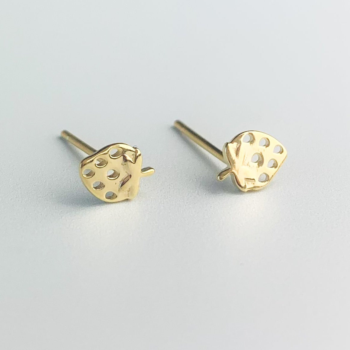 Simple Strawberry Stud Earrings