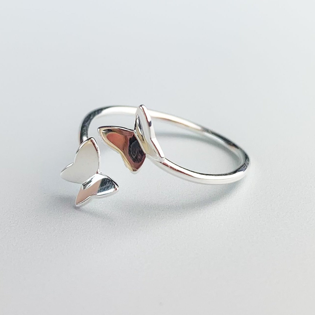 Simple Butterfly Adjustable Ring