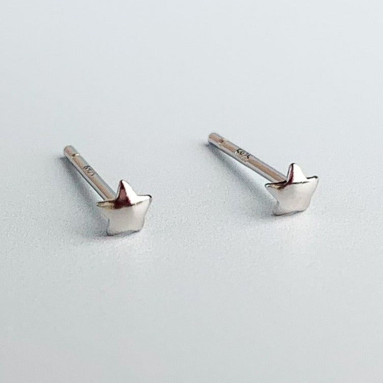Star, Triangle and Square Geometric Stud Earrings