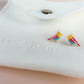 Colourful Bird Stud Earrings