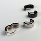 Small Chunky Hoop Earrings