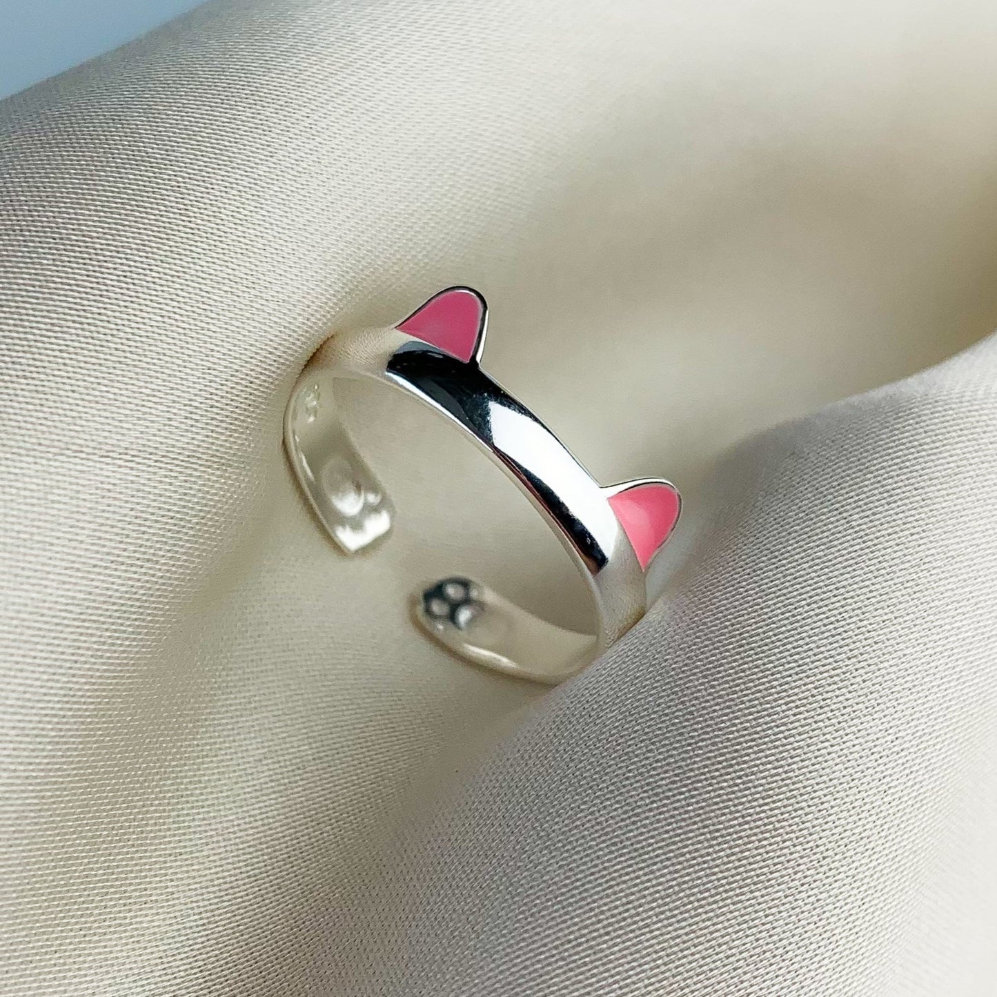 Cat Ears Adjustable Ring