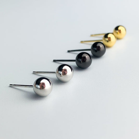 Simple Ball Stud Earrings