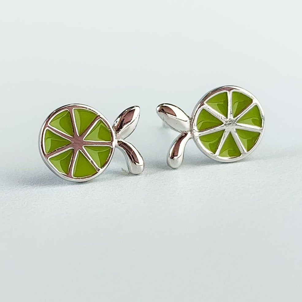 Lemon and Lime Stud Earrings