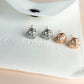 Rose Bud Stud Earrings