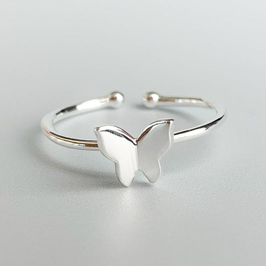 Minimalist Butterfly Midi Ring