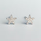 Zirconia Starfish Earrings