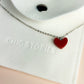 Red Heart Pendant Necklace