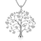 Rhinestone Tree Necklace