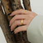 Wavy Double Band Ring