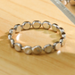 Circle Chain Link Adjustable Ring