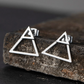 Geometric Triangle Hollow Earrings