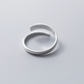 Minimalist Open Spiral Adjustable Ring