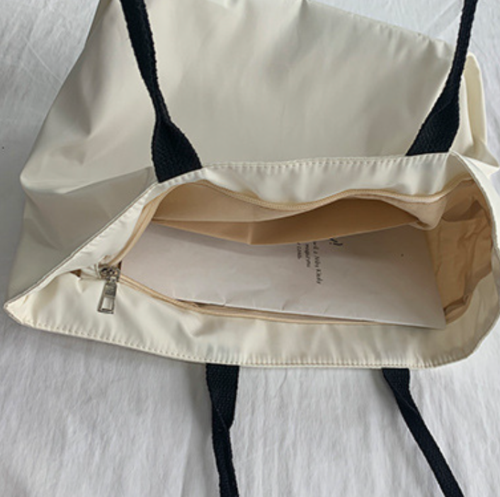 Nylon Large Shoulder Bag