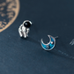 Astronaut, Moon and Planet Stud Earrings