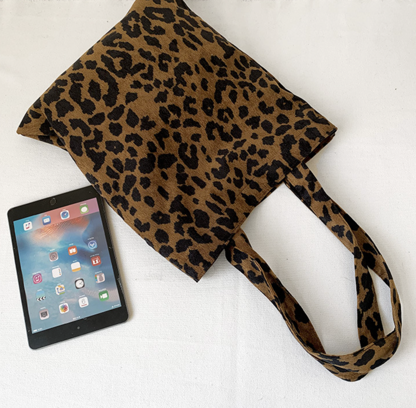 Leopard Print Two Style Tote Bags