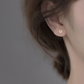 Crystal Detail Star Stud Earrings
