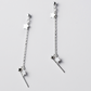 Double Piercing Star Stud Earrings