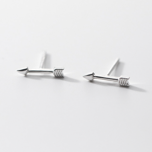 Tiny Arrow Stud Earrings