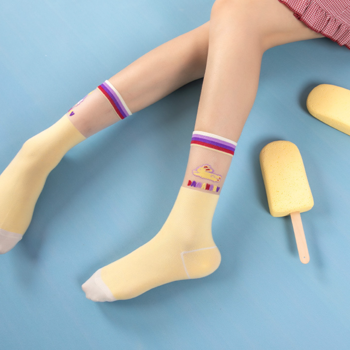 Sanrio Yellow Socks