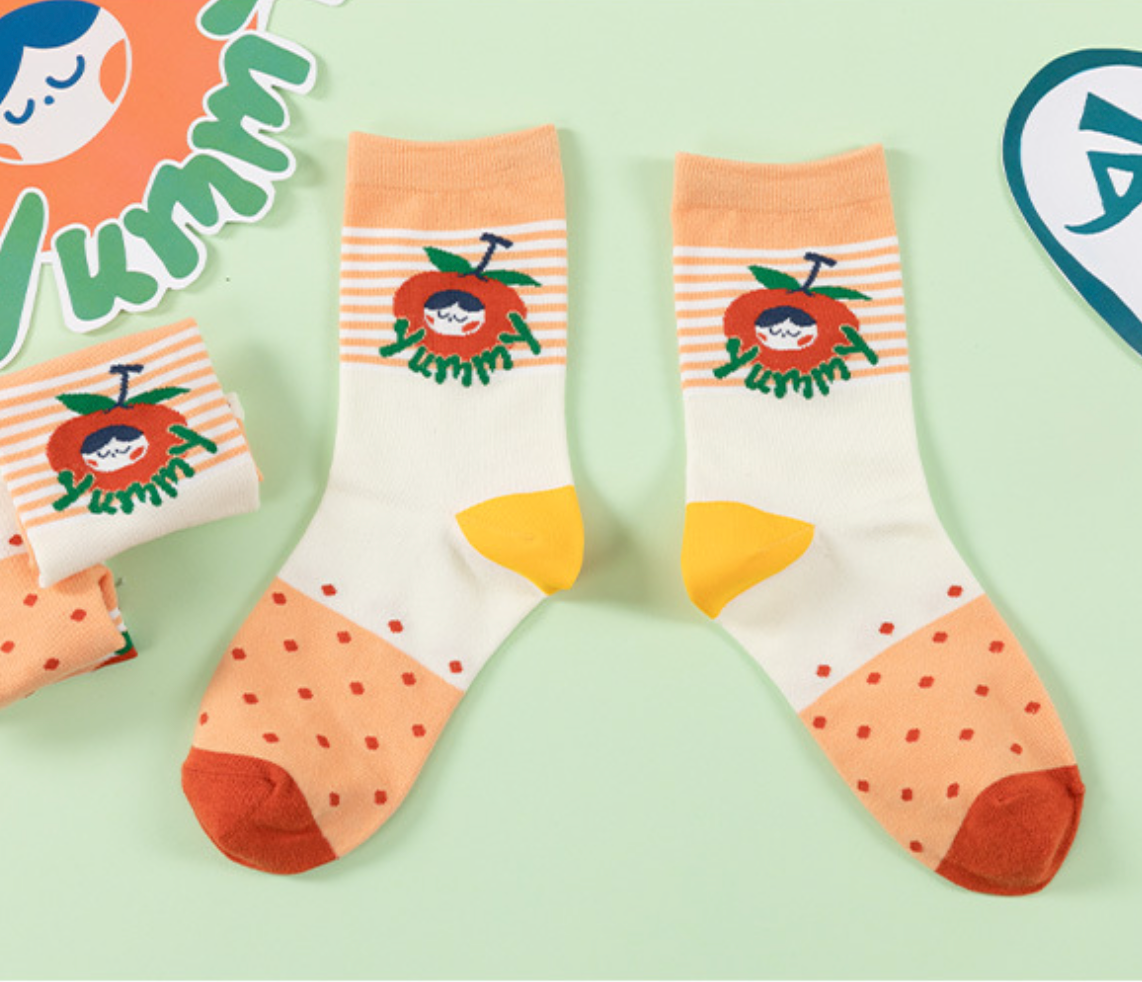 Cute Tomato Socks