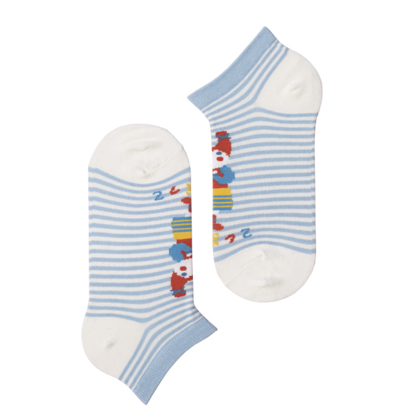 Cute Blue Stripe Socks