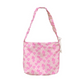 Ruched Pastel Floral Shoulder Bag
