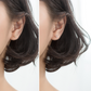 Sparkly Heart Stud Earrings